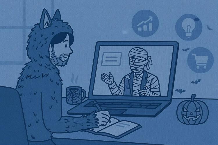 persona en videollamada